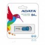 Memorie USB Flash Drive Adata C008, 64GB, USB 2.0, alb