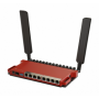 Mikrotik router wireless L009UiGS-2HaxD-IN, Procesor: 800Mhz, Memorie: 512mb RAM, 128Mb NAND, Interfata: 8 x 10/100/1000Mbps, 1 