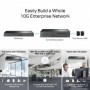 "Omada VPN Router with 10G Ports PORT: 1× 10G SFP+ WAN Port, 1× 10G SFP+ WAN/LAN Port,1× Gigabit SFP WAN/LAN Port, 8× Gigabit RJ