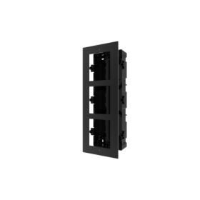 Panou frontal pentru 3 module videointerfon modular Hikvision DS-KD- ACF3 permite conectarea a 3 module de videointerfon modular