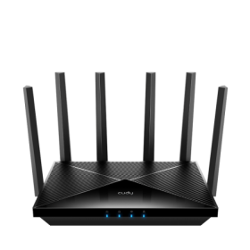 CUDY BE6500 Gigabit Dual Band Wi-Fi 7 Router, Chipset Broadcom, 802.11be/ax/ac/a/b/g/n, 5764Mbps at 5GHz + 688Mbps at 2.4GHz, 1 