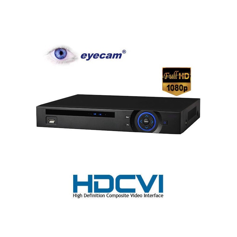 DVR HDCVI full HD 1080P 8 canale Eyecam EC-CVR3102 Eyecam
