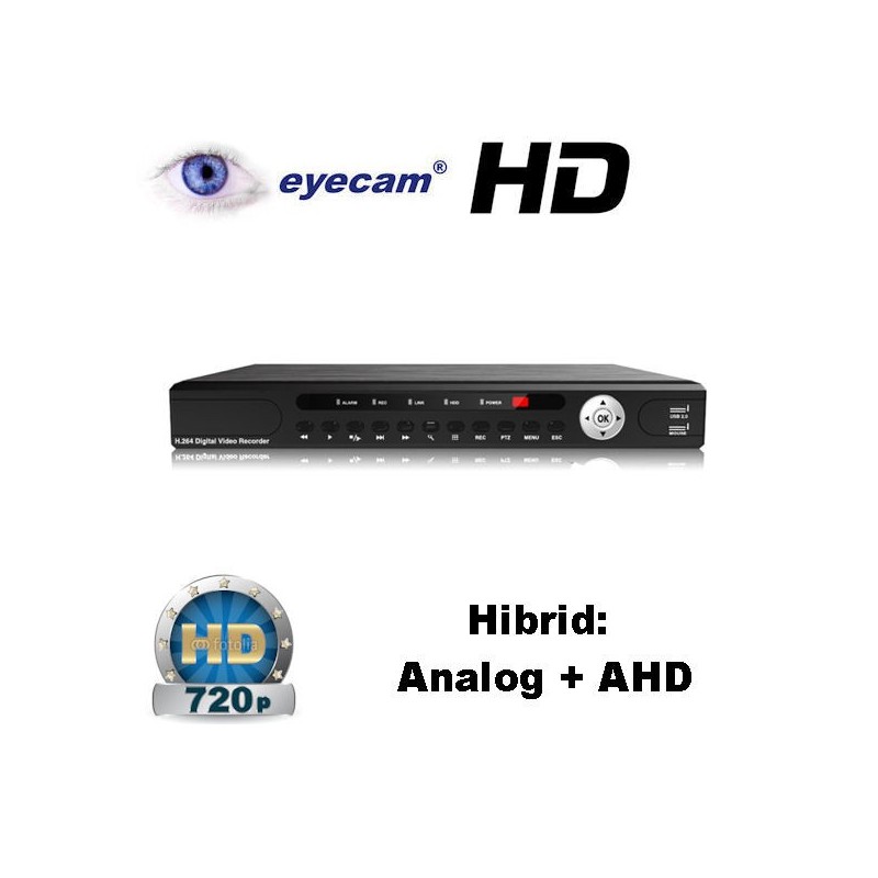 DVR AHD 8 canale Eyecam EC-DVRAHD4003 Eyecam