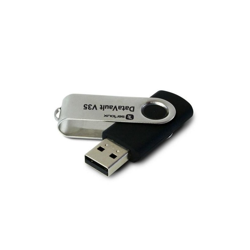 SERIOUXUSB 64GB SRX DATAVAULT V35 BLACK USB 2.0