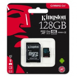 Carduri memorie MICROSDXC 128GB CLASS 10 UHS-I 45R/10W KINGSTON