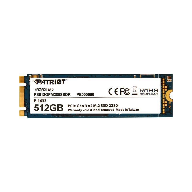 PATRIOTPT SSD 512GB SCORCH M.2 PS512GPM280SSDR