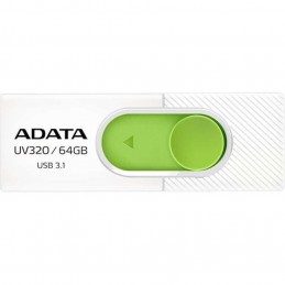 USB Memory Stick USB UV320 64GB WHITE/GREEN RETAIL ADATA