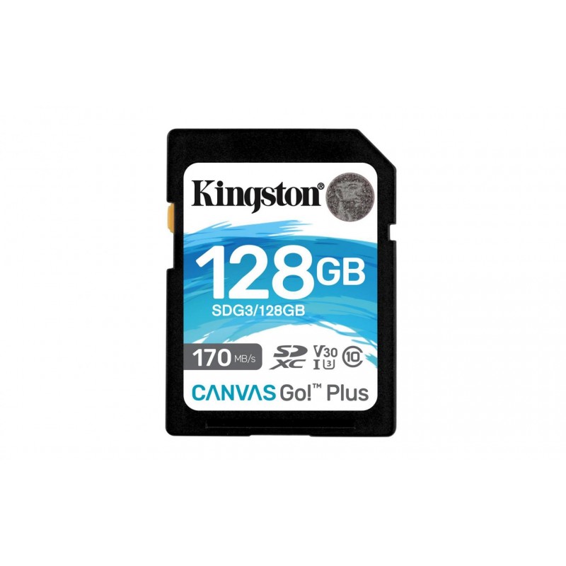 KINGSTONSD CARD KS 128GB CL10 UHS-I CANV GO PLUS