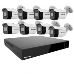 Sistem Supraveghere Video Exterior 8 Camere 30M 5MP