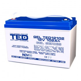 TEDBATERIE GEL TED12102M8 12V 102Ah