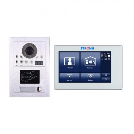 Strong Euro PowerVIDEOINTERFON IP CU CITITOR DE CARD 7" STRONG-12