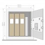 Securitate mecanica Seif compact de inalta siguranta Yale YSEB/400/EB1 Yale
