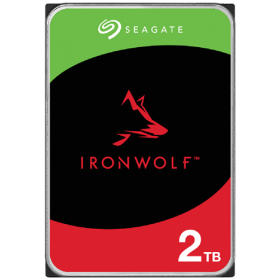 HDD NAS SEAGATE IronWolf 2TB CMR, 3.5", 256MB, 5400RPM, SATA, RV Sensor, Rescue Data Recovery Services 3 ani, TBW: 180