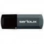 Memorie USB Flash Drive Serioux 16 GB DataVault V153, USB 2.0, black, dimensiuni 54,4 x 19,3 x 7,3 mm, greutate 12g, rata de tra
